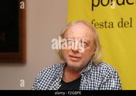 Pordenone, Italie. 18 Septembre, 2015. Écrivain tchèque Michael Ajvaz assiste au conférence de presse pendant un événement littéraire pordenonelegge.it le 18 septembre, 2015 à Pordenone Crédit : Andrea Spinelli/Alamy Live News Banque D'Images