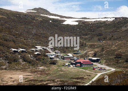 Charlotte Pass ski resort Parc National de Kosciuszko Australie Nouvelle Galles du Sud Banque D'Images