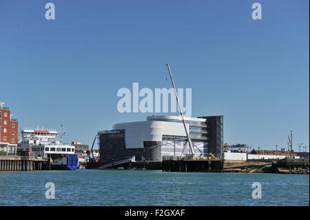 Portsmouth Hampshire UK - Le Ben Ainslie Racing du bâtiment du siège de la Coupe des Amériques Banque D'Images