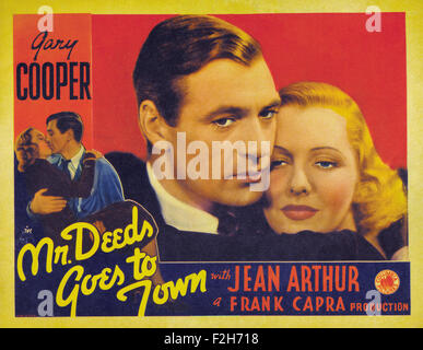 M. Deeds Goes to Town 03 - Affiche de film Banque D'Images