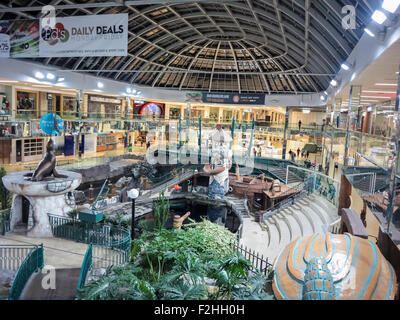 Des personnes non identifiées, au West Edmonton Mall, en Alberta, au Canada. Banque D'Images