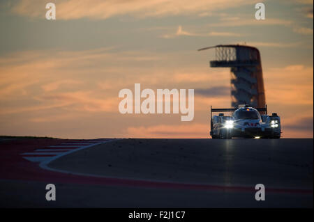 Austin, Texas, États-Unis. 19 Sep, 2015. FIA WEC 6 heures de circuit of the Americas à Austin, Texas. Credit : Cal Sport Media/Alamy Live News Banque D'Images