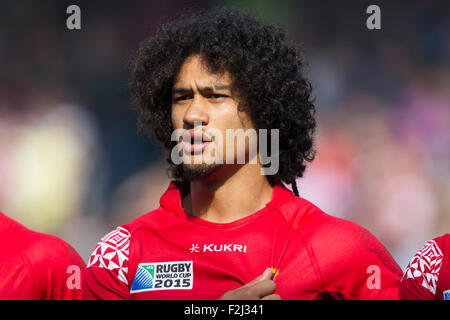 Gloucester, Royaume-Uni. 19 Sep, 2015. Coupe du Monde de Rugby. Les Tonga contre la Géorgie. Credit : Action Plus Sport/Alamy Live News Banque D'Images