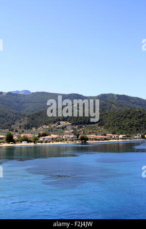 Ou Thasos Thassos est une île grecque dans la mer Egée du nord Banque D'Images