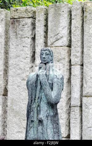 Famine Memorial, Edward Delaney, Dublin, Irlande Banque D'Images