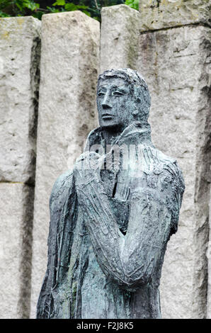 Famine Memorial, Edward Delaney, Dublin, Irlande Banque D'Images