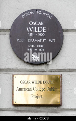 Oscar Wild House, Dublin, Irlande Banque D'Images