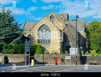 Tous les Saints de l'église paroissiale, Otley, West Yorkshire, England UK Banque D'Images