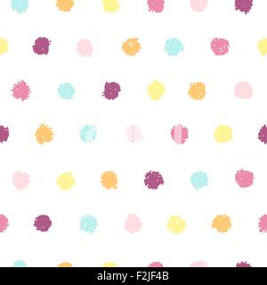 Polka Dot pattern transparente. Illustration de Vecteur