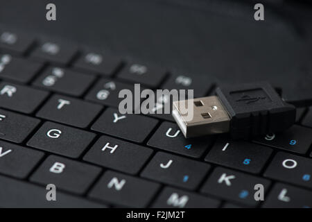 Clavier ordinateur USB Banque D'Images