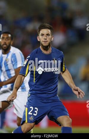 Getafe, Espagne. 18 Sep, 2015. Alvaro Medran (Getafe) Football/soccer : espagnol 'Liga BBVA' match entre Getafe 1-0 Malaga CF au Coliseum Alfonso Perez de Getafe, Espagne . © Kawamori Mutsu/AFLO/Alamy Live News Banque D'Images