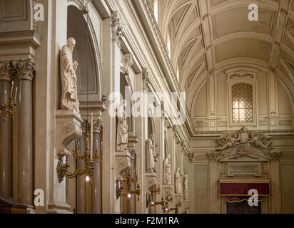 Cathédrale Métropolitaine de l'Assomption de la Vierge Marie. Cathédrale de l'Archidiocèse de Palerme. Palerme. Banque D'Images