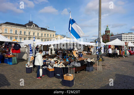 Place du marché, Kauppatori Helsinki Finlande Banque D'Images