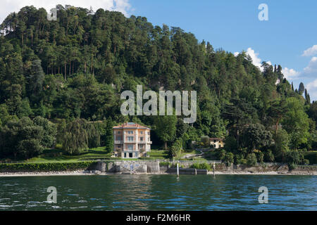 Villa au bord d'un élégant près de Bellagio Lac de Côme Italie Lombardie Banque D'Images