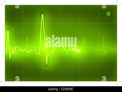 Électrocardiogramme, eps10 Illustration de Vecteur