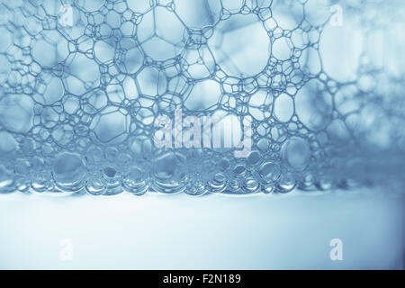 Bulles Spheric gros plan extrême. Banque D'Images