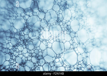 Bulles Spheric gros plan extrême. Banque D'Images