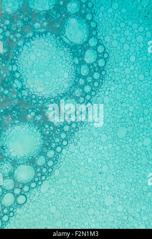 Bulles Spheric gros plan extrême. Banque D'Images