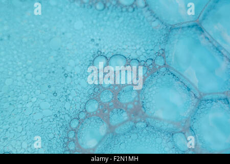 Bulles Spheric gros plan extrême. Banque D'Images