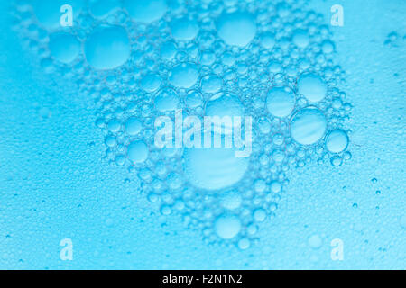 Bulles Spheric gros plan extrême. Banque D'Images