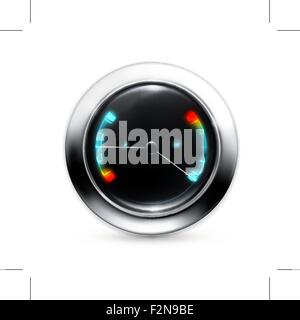 Indicateur de carburant Illustration de Vecteur