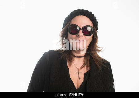 Close up of Caucasian woman smiling Banque D'Images