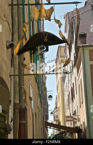 Ajaccio Casa Bonaparte signe Banque D'Images