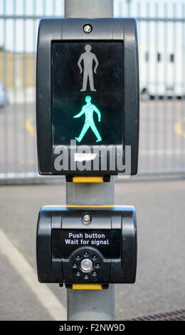 Road crossing sign Banque D'Images