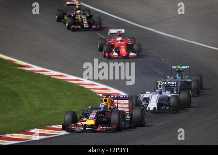 Formule 1 2015 Grand Prix de Belgique de Shell, Spa. Banque D'Images