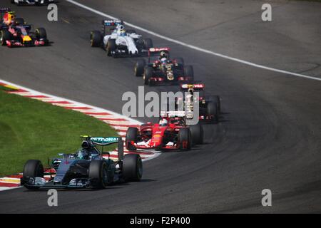 Formule 1 2015 Grand Prix de Belgique de Shell, Spa. Banque D'Images