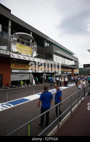 Formule 1 2015 Grand Prix de Belgique de Shell, Spa. Banque D'Images