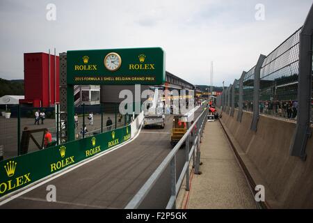 Formule 1 2015 Grand Prix de Belgique de Shell, Spa. Banque D'Images