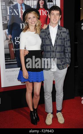 New York, NY, USA. Sep 21, 2015. Wallis, Currie-Wood Alex forte au niveau des arrivées pour le stagiaire Premiere, Ziegfeld Theatre, New York, NY Le 21 septembre 2015. Credit : Kristin Callahan/Everett Collection/Alamy Live News Banque D'Images