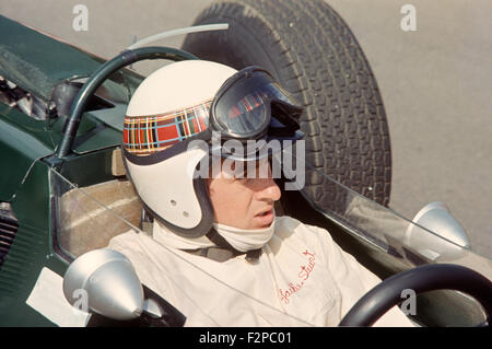 Jackie Stewart dans sa BRM P261 1960 Banque D'Images