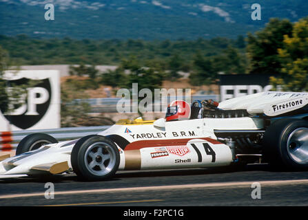 Pedro Rodriguez dans sa BRM 1971 Banque D'Images