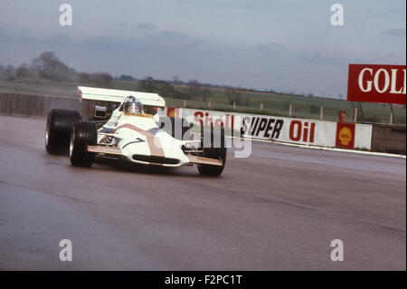 Pedro Rodriguez dans sa BRM 1971 Banque D'Images