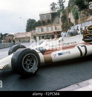 Pedro Rodriguez dans sa BRM 1971 Banque D'Images