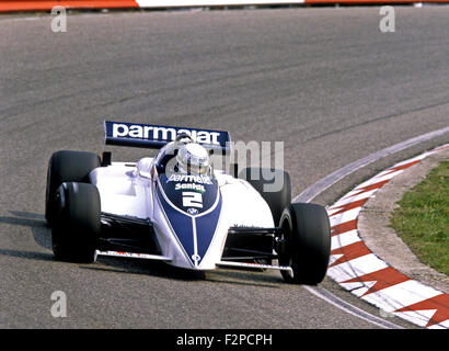 Riccardo Patrese dans une Brabham BMW BT50 à la Dutch GP Zandvoort 1982 Banque D'Images