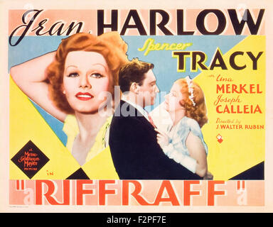 Riffraf (1936) - Movie Poster Banque D'Images