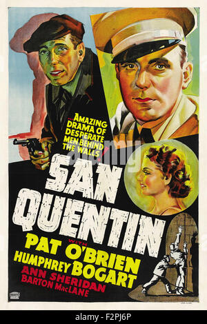 San Quentin (1937) - Movie Poster Banque D'Images