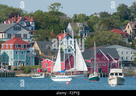 Voiliers Lunenburg en Nouvelle-Écosse Canada Banque D'Images