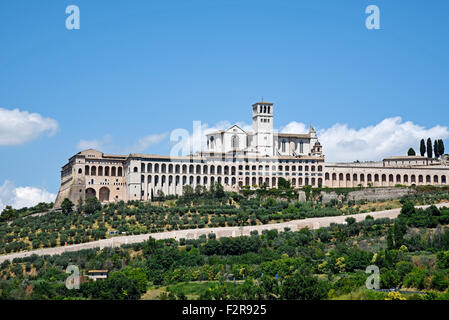 Basilique de San Francesco d'Assisi, Assisi, Province de Pérouse, Ombrie, Italie Banque D'Images