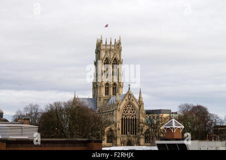 La Cathédrale et l'église paroissiale de Saint-georges à Doncaster, Royaume-Uni. Banque D'Images