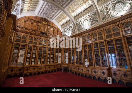 L'intérieur de la salle du mémorial Shakespeare à la Bibliothèque de Birmingham, Angleterre Banque D'Images