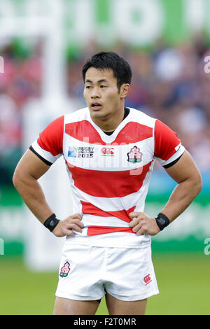 Gloucester, Royaume-Uni. Sep 23, 2015. Coupe du Monde de Rugby. L'Ecosse contre le Japon. L'ailier Kenki Japon Fukuoka : Action Crédit Plus Sport/Alamy Live News Banque D'Images