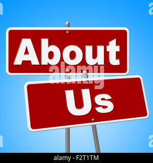 A propos de l'affichage de message et signification des signes Contact Banque D'Images