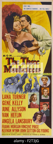 Trois Mousquetaires, Les (1948) - Movie Poster Banque D'Images