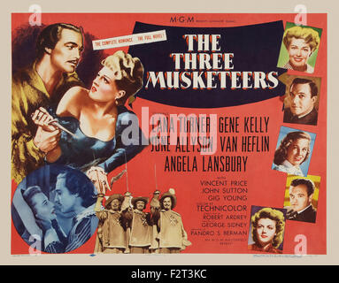 Trois Mousquetaires, Les (1948) - Movie Poster Banque D'Images