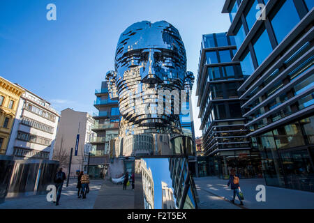 Statue de Franz Kafka Banque D'Images