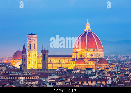 La cathédrale Duomo de Florence Banque D'Images